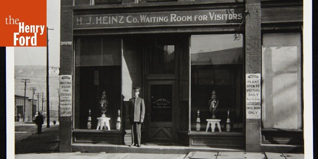 Entrance to Visitor Waiting Room with Doorman, H. J. Heinz Company