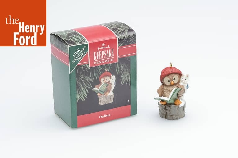 Hallmark "Owliver Series" Christmas Ornament, 1992 The Henry Ford