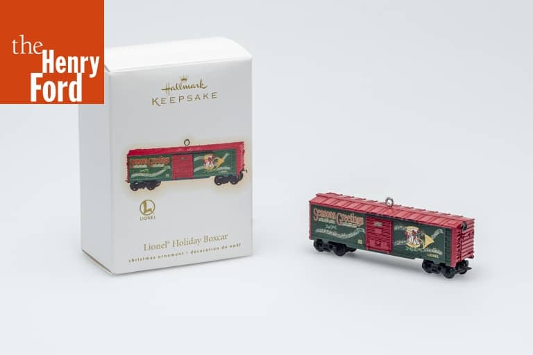 A Selection of Hallmark Ornaments Railroad Freight Cars The Henry Ford
