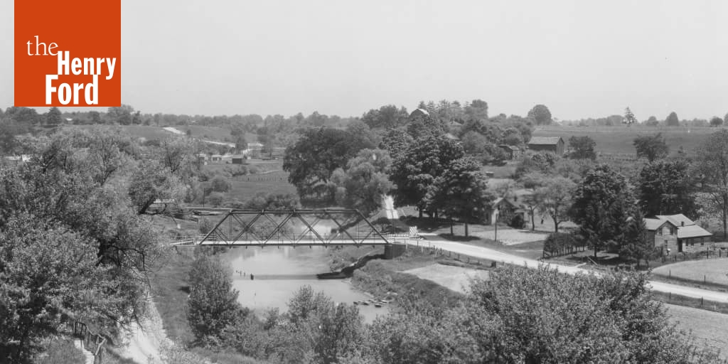 Edison Homestead at Its Original Site, Vienna, Ontario, Canada, June