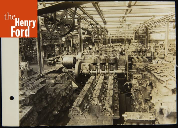 Milling Machine at the Ford Highland Park Plant, circa 1912 The Henry