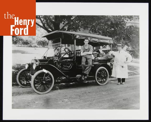 Ford Model T Delivery Car Used by Hingham Supply Co., Hingham