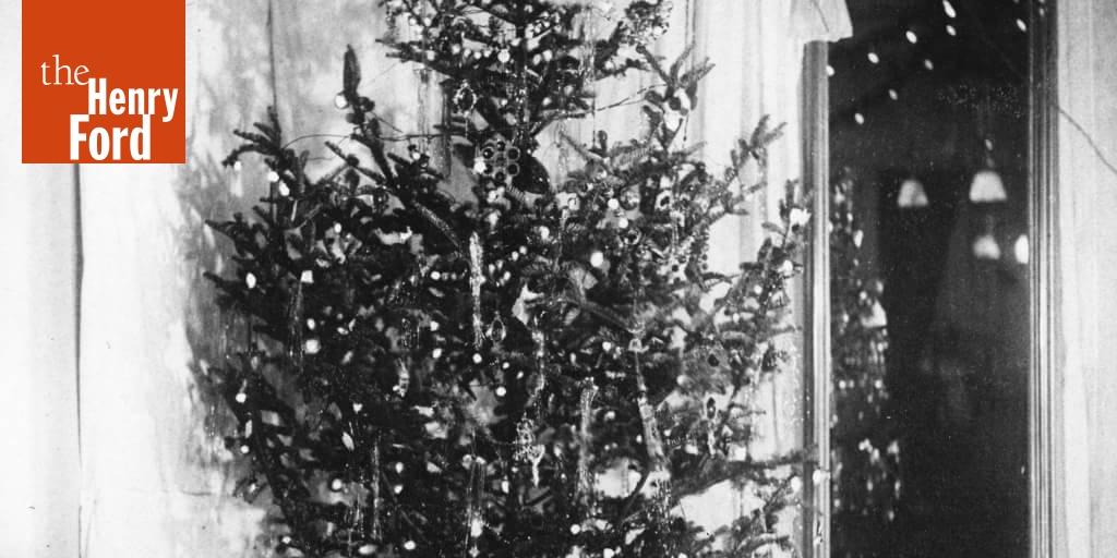 First Electrically Lighted Christmas Tree, Home of Edward H. Johnson