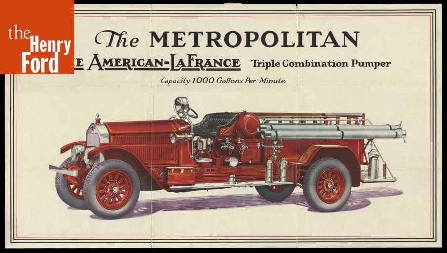 AmericanLaFrance Fire Engine Company Catalog, "The Metropolitan Triple