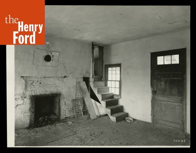 Kitchen of the Susquehanna House at its Original Site, St. Mary's