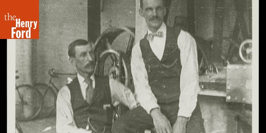 Henry Ford with CoWorker at Edison Illuminating Company, Detroit