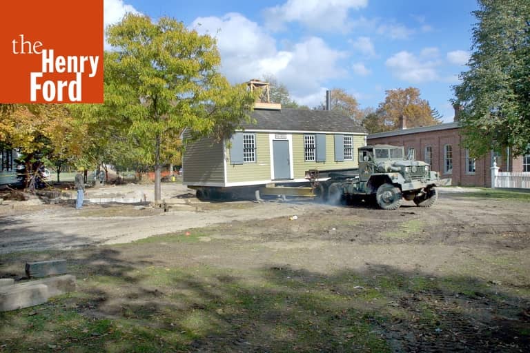 Phoenixville Post Office Being Relocated during the Greenfield Village